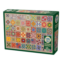 Load image into Gallery viewer, Cobble Hill Puzzles Puzzles/Games/Books 50 States Quilt Blocks 1000 Piece Jigsaw Puzzle