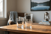 Load image into Gallery viewer, Vital Industries Barware 605 Rocks Glass | South Dakota Area Code Screen Printed Glass