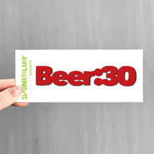 Load image into Gallery viewer, Spunky Fluff Proudly handmade in South Dakota, USA Beer:30 Tiny Word Magnet
