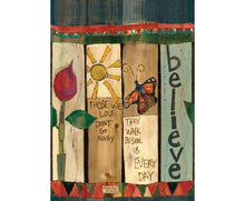 Load image into Gallery viewer, Studio M Home Decor - Garden& - Outdoor Believe Bird Bath Art Pole Copper Topper