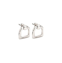 Load image into Gallery viewer, CXC Jewelry Jewelry - Earrings - CXC Big Star Stirrup Earrings Silver