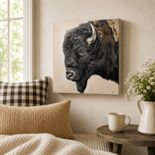 Load image into Gallery viewer, Steel Cow LLC Canvas Print Bill – Canvas Wall Art Print