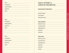 Load image into Gallery viewer, Peter Pauper Press Black Internet Address & Password Organizer
