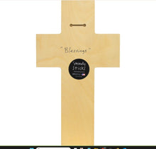 Load image into Gallery viewer, Sincerely Sticks Home Decor - Home Accent Blessings Cross Plaque