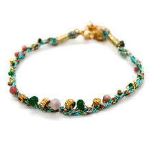 Load image into Gallery viewer, Lizou Jewelry - Bracelets Turquoise Braids & Beads Bracelet