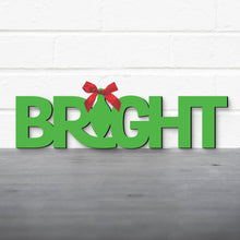 Load image into Gallery viewer, Spunky Fluff Proudly handmade in South Dakota, USA Bright Christmas Wall Art, Festive Christmas Wood Wall Decor, Christmas Typography