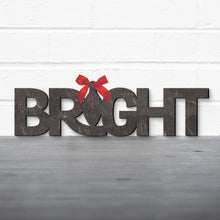 Load image into Gallery viewer, Spunky Fluff Proudly handmade in South Dakota, USA Bright Christmas Wall Art, Festive Christmas Wood Wall Decor, Christmas Typography