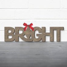 Load image into Gallery viewer, Spunky Fluff Proudly handmade in South Dakota, USA Bright Christmas Wall Art, Festive Christmas Wood Wall Decor, Christmas Typography