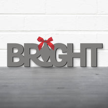 Load image into Gallery viewer, Spunky Fluff Proudly handmade in South Dakota, USA Bright Christmas Wall Art, Festive Christmas Wood Wall Decor, Christmas Typography