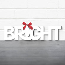 Load image into Gallery viewer, Spunky Fluff Proudly handmade in South Dakota, USA Bright Christmas Wall Art, Festive Christmas Wood Wall Decor, Christmas Typography