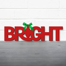 Load image into Gallery viewer, Spunky Fluff Proudly handmade in South Dakota, USA Bright Christmas Wall Art, Festive Christmas Wood Wall Decor, Christmas Typography