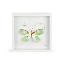 Load image into Gallery viewer, Demdaco Home Decor - Home Accent Green & White Butterfly Wall Art