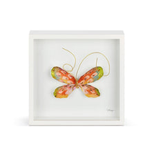 Load image into Gallery viewer, Demdaco Home Decor - Home Accent Orange Multicolor Butterfly Wall Art