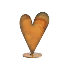 Load image into Gallery viewer, Prairie Dance Proudly Handmade in South Dakota, USA Caring Heart, Metal Valentine's Day Decor, Tabletop Heart
