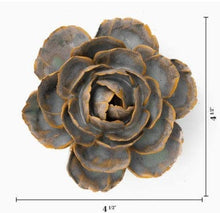 Load image into Gallery viewer, Chive Home Decor - Home Accent Ceramic Flower Wall Art Pale Blue English Rose