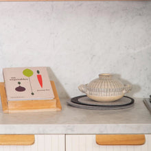 Load image into Gallery viewer, Graf Lantz Kitchen & Bar Charcoal Round Merino Wool Felt Trivets