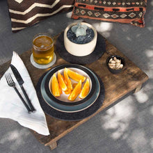 Load image into Gallery viewer, Graf Lantz Kitchen & Bar Charcoal Round Merino Wool Felt Trivets