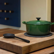 Load image into Gallery viewer, Graf Lantz Kitchen & Bar Charcoal Round Merino Wool Felt Trivets