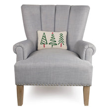 Load image into Gallery viewer, Peking Handicraft Christmas Trees Trio Hook Pillow
