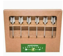 Load image into Gallery viewer, Cork Pops Bar Accessories Cocktail Picks – Arrow | Set of 6 | Cork Pops