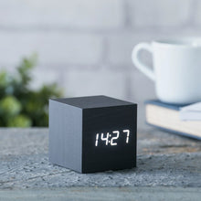 Load image into Gallery viewer, Gingko Designs Home Decor - Indoor - Clocks Black/White Cube Click Alarm Clock by Gingko