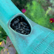 Load image into Gallery viewer, Spooner Creek Curved Clay Bird Feeder, Handmade Round Bird Feeder