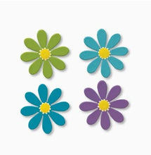 Load image into Gallery viewer, Roeda Studio Magnet Daisy Magnet Set of 4 – Handpainted Steel Floral Décor by Roeda Studio