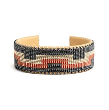 Load image into Gallery viewer, Etkie Jewelry Destiny Beaded Glass Cuff -Large