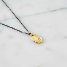 Load image into Gallery viewer, j and i jewelry Jewelry - Necklaces Diamond Gold Tab Necklace