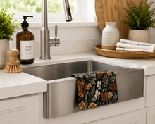 Load image into Gallery viewer, Geometry Home Decor - Linens - Geometry Kitchen Dish Cloth Set - Classic Floral (3-Pack)