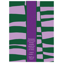 Load image into Gallery viewer, Drinks on Me Coasters Towels Dish Towel Half an Hour, Funny Wine Quote Kitchen Towel