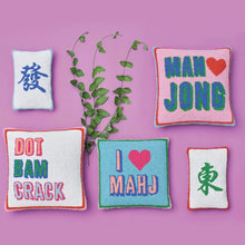 Load image into Gallery viewer, Peking Handicraft Home Decor - Home Accent Dot Bam Crack Hook Pillow