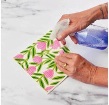 Load image into Gallery viewer, Rock Flower Paper Home Decor - Linens Eco Sponge Cloths Poppy Papaver