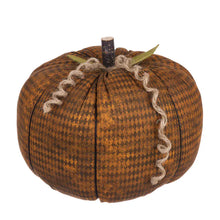 Load image into Gallery viewer, Collins Painting & Design Home Decor - Seasonal Fabric Pumpkin Harlequin XL