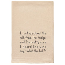 Load image into Gallery viewer, Ellembee Gift I Just Grabbed the Milk Funny Kitchen Tea Towels by Ellembee Gift