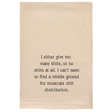 Load image into Gallery viewer, Ellembee Gift Shit Distribution Funny Kitchen Tea Towels by Ellembee Gift