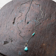 Load image into Gallery viewer, Original Hardware Jewelry - Necklaces Gemstone Drop Necklace Turquoise