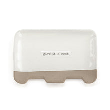 Load image into Gallery viewer, Demdaco Home Decor - Home Accent Give it a Rest Double Spoon Rest