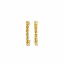 Load image into Gallery viewer, Demdaco Jewelry - Earrings Gold Beaded Hoop Earring