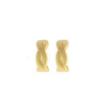Load image into Gallery viewer, Demdaco Jewelry - Earrings Gold Braided Hoops Earrings
