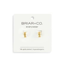 Load image into Gallery viewer, Demdaco Jewelry - Earrings Gold Braided Hoops Earrings