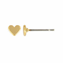Load image into Gallery viewer, Demdaco Jewelry - Earrings Gold Heart Posts Earrings