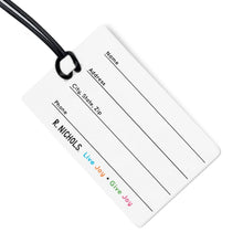 Load image into Gallery viewer, R. Nichols Luggage Tag Hikers Luggage Tag