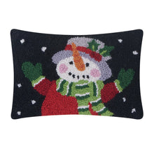 Load image into Gallery viewer, Peking Handicraft Holiday Snowman Hook Pillow