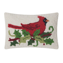 Load image into Gallery viewer, Peking Handicraft Holly Cardinal Hook Pillow