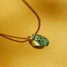 Load image into Gallery viewer, &amp;Livy Jewelry - Necklaces Aqua / Gold Hyevibe Crystal Slider Necklace
