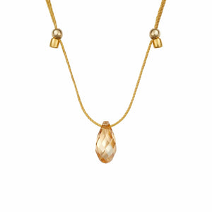 &Livy Jewelry - Necklaces Gold Shade / Gold Hyevibe Crystal Slider Necklace