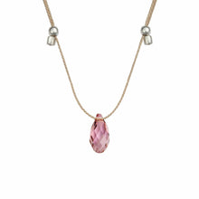 Load image into Gallery viewer, &amp;Livy Jewelry - Necklaces Iris / Silver Hyevibe Crystal Slider Necklace
