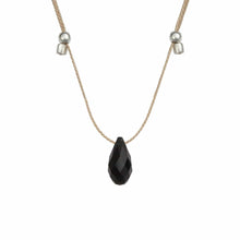 Load image into Gallery viewer, &amp;Livy Jewelry - Necklaces Jet / Silver Hyevibe Crystal Slider Necklace

