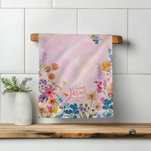 Load image into Gallery viewer, Twisted Wares Home Decor - Linens I Love Jesus But I Cuss a Little Tea Towel